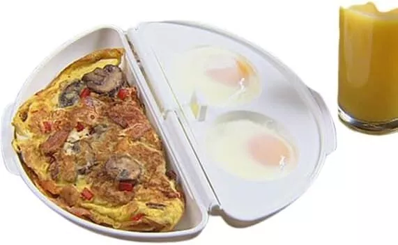 Microwave Omelet Maker Egg Omelette Maker Pan Easy Breakfast Cooking Over Easy E