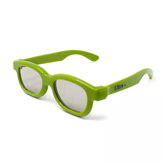 3 X Passif 3D Vert Enfants Lunettes pour Passif Tvs Cinema Projecteurs