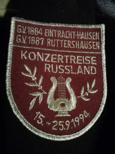 Patch Konzertreise Russland Eintracht Hause GV Und Ruttershausen GV 1994