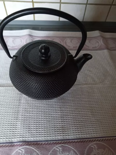 Bredemeiyer gusseiserne Asia Teekanne - Schwarz - 1 l