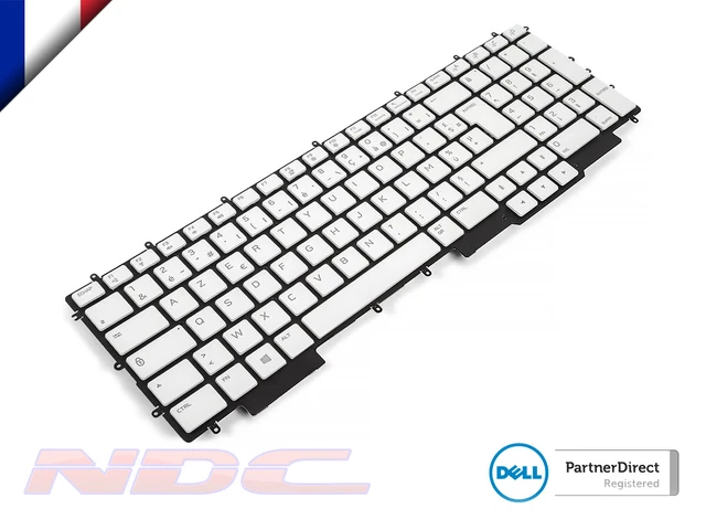 Clavier AZERTY Français Pour Dell Alienware M17 R2 / Area 51m R2 - Réf. 0FDV05 - Neuf