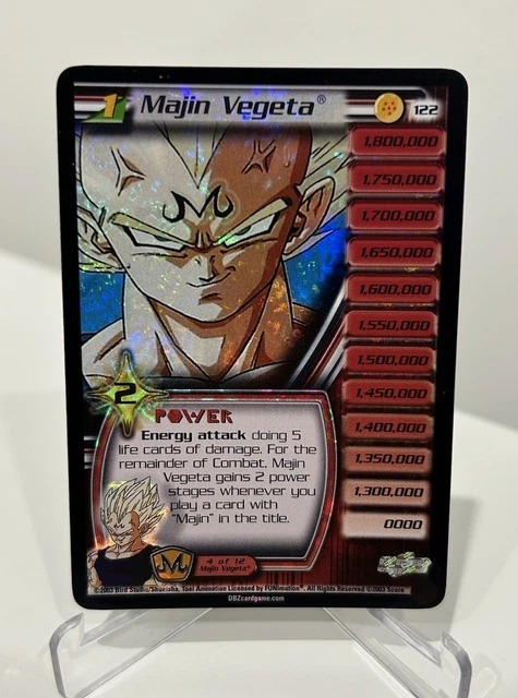DRAGON BALL Z DBZ CCG Majin Vegeta 122 Babidi Saga Ultra Rare Foil UR $599.00 - PicClick AU DRAGON BALL Z DBZ CCG Majin Vegeta 122 Babidi Saga Ultra Rare Foil UR $599.00 - PicClick AU