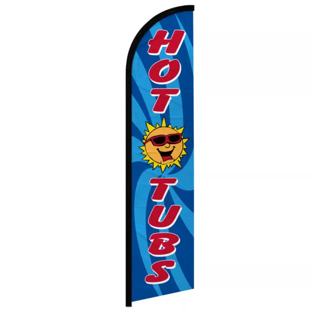 Hot Tubs Full Curve Windless Swooper Flag Spa Sale