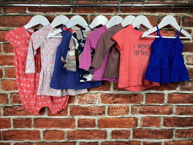 GIRLS BUNDLE 6-9 MTHS BABY BODEN GAP NEXT etc SUMMER TOPS DRESS ROMPER SET 74CM