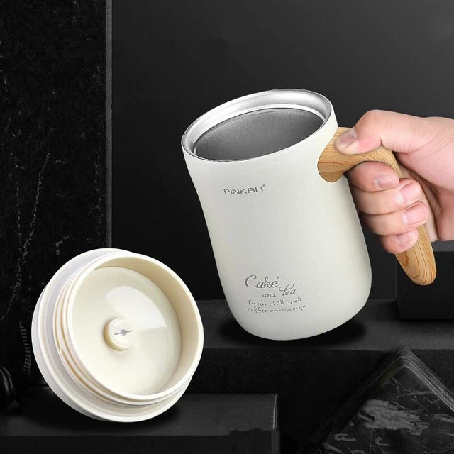 Coffee Mug Cup with Handle, 16 oz Double Wall Vacuum Insulated Tumbler