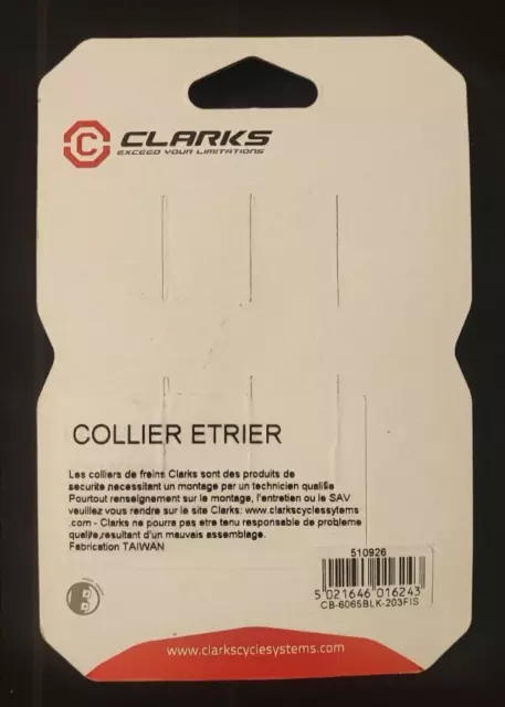 Clarks Disc Brake Caliper Bracket Adapter Post Mount Front 203mm MTB Road Hybrid 2