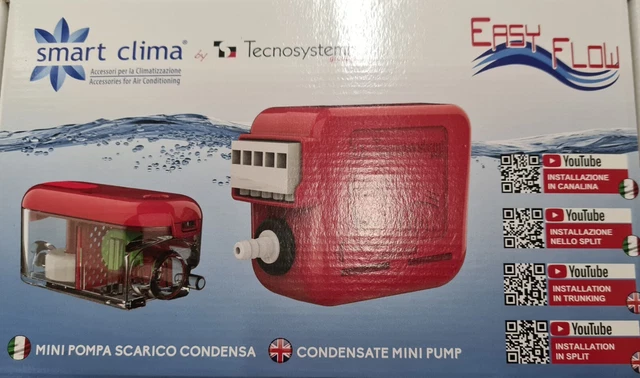 Pompa D'Acqua Easy Flow 11 Lt Tecnosystemi - Mini Pompa Per Liquidi, Nero - Foto 9