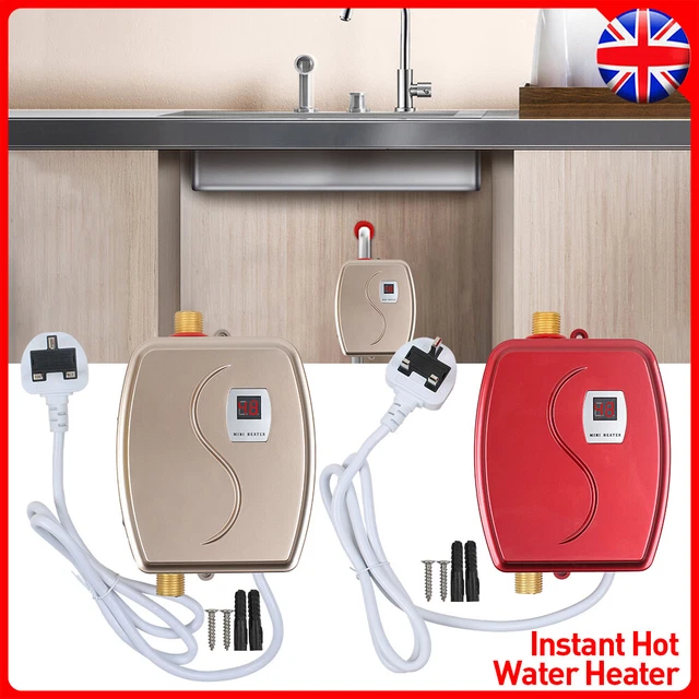 3.8KW ELECTRIC TANKLESS Instant Hot Water Heater Under Sink Tap
