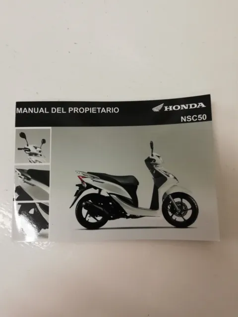 Libretto Manual uso manutenzione maintenance HONDA NSC 50 VISION 2011 spagnolo