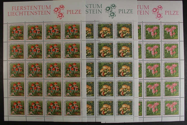 Liechtenstein, MiNr. 1252-1254, Kleinbögen, postfrisch / MNH - 636491