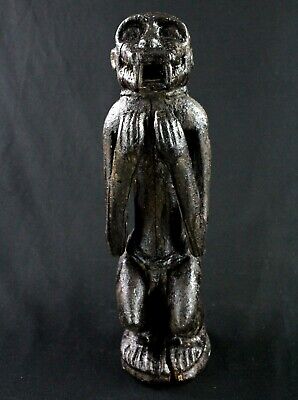 Art African - Authentic Figure Ape-Like - Monkey Mbotumbo Baoulé - 49 CMS 2