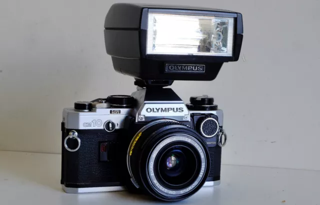 OLYMPUS OM10  avec Zuiko MC auto-w 35mm f2,8 +manual adapter + flash T32