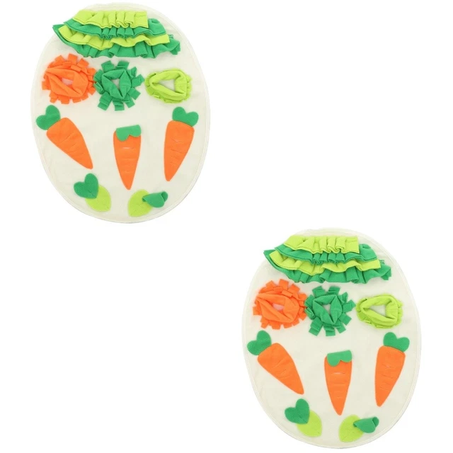 2x Tragbare Kaninchen Spielzeug Hamster Spielen Matte Für Kaninchen Innen