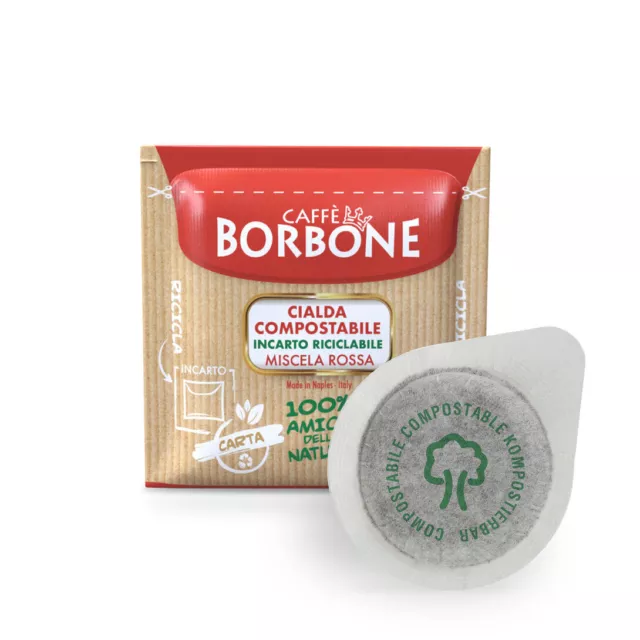 300 600 900 CIALDE Caffè Borbone Miscela Rossa Rosso Filtrocarta gratis