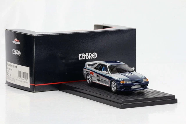 EBBRO 1/43 NISSAN Skyline Calsonic Gr.A 1988 #672 Blue New in box
