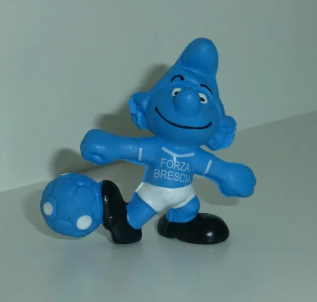 Figurine Schtroumpf : 20068 Football ITALIEN - FORZA BRESCIA TBE (Smurf Puffi)