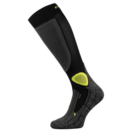 Calze Stivali Lunghi Moto | 6-8| Nero/Verde| COMODO| Uomo Moto| 