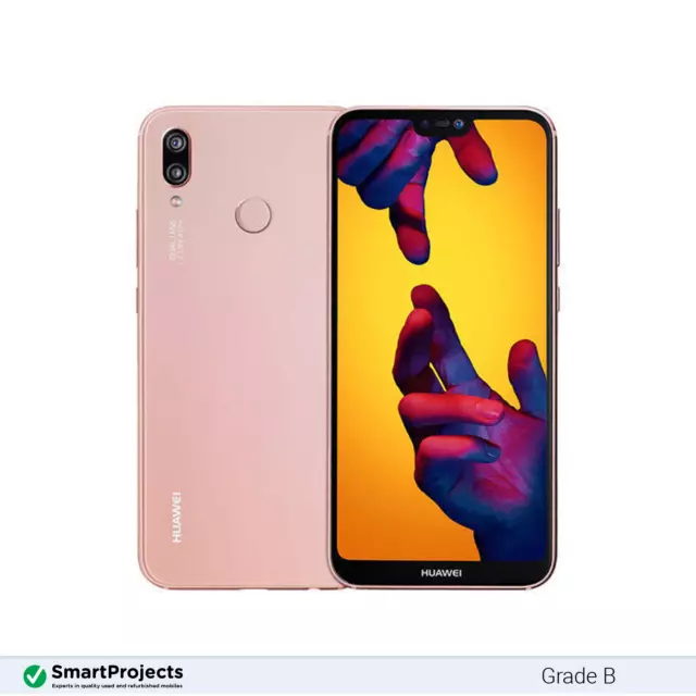 Huawei P20 Lite Sakura Pink 64GB Buone condizioni Smartphone di grado B ANE-LX1