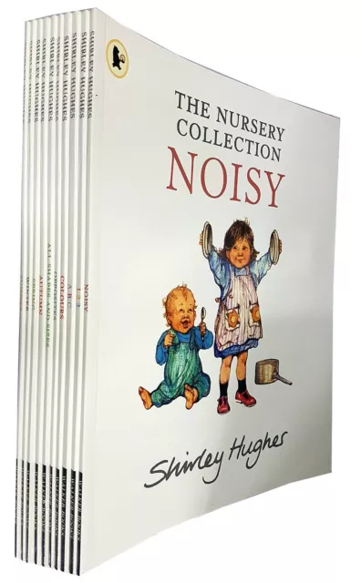 Shirley Hughes Nursery 10 Books Collection Set Childrens pack ABC,123,NOISY PB