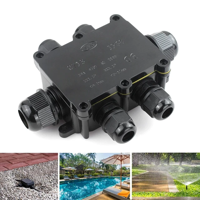 2-6 vías caja de derivación caja de sujeción IP68 impermeable caja de distribución caja de conexión nueva
