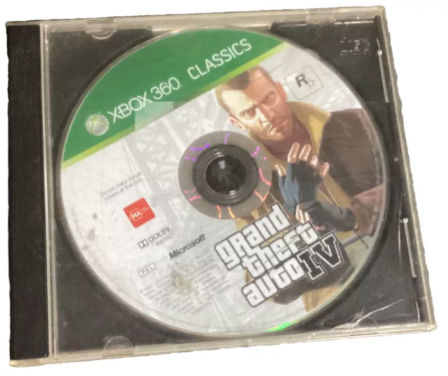 RARE! 2008 GRAND THEFT AUTO IV Niko Bellic PC Xbox PS3 Game = 2pg Promo  PRINT AD