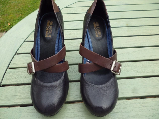 Escarpin noir store tommy hilfiger