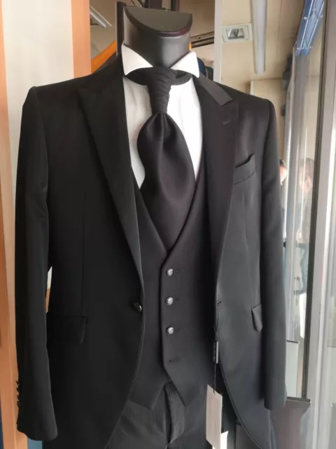 Abito Uomo Cerimonia Vestito Sposo Carlo Pignatelli Matrimonio Taglia 48 N