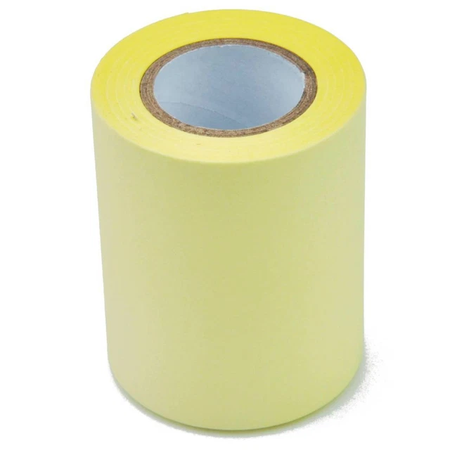 Rotolo ricarica carta autoadesiva - giallo pastello - 59mm x 10mt - per Memoidea