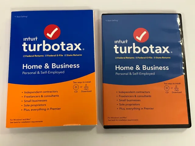 2019 TURBOTAX HOME & BUSINESS Windows PC Sealed