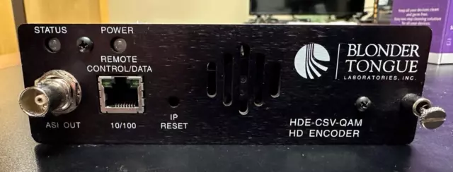 Blonder Tongue MPEG2 Encoder HDE-CSV-QAM with HD-SDI & HDMI