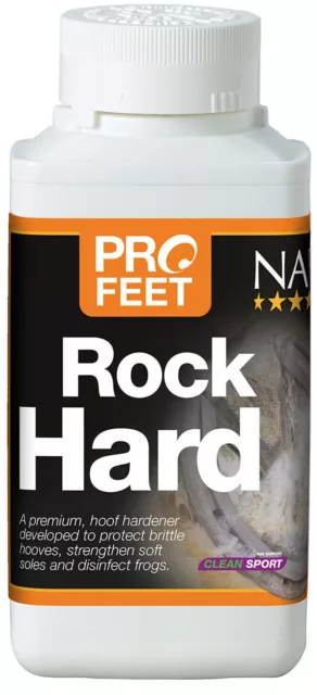 NAF Five Star ProFeet Rock Hard Premium Hoof Hardener Paint Brittle Soft Soles