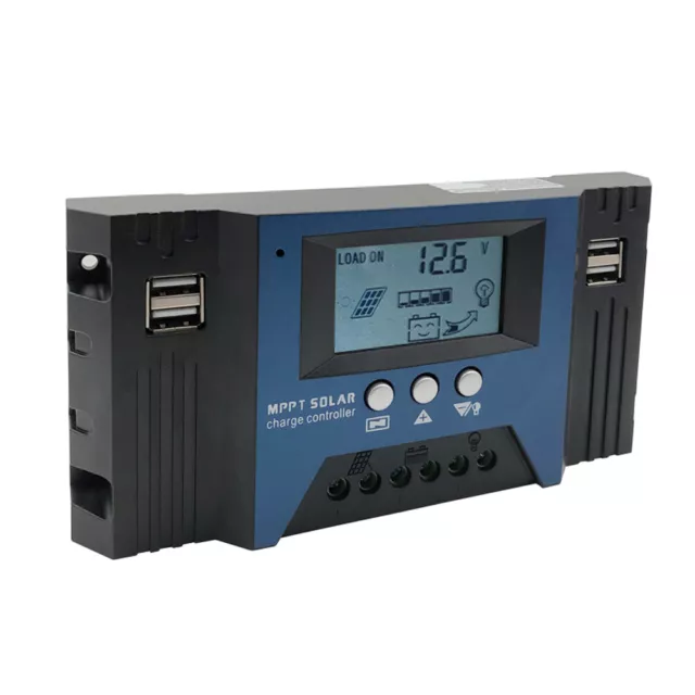 100 A  Solarladeregler 12 / 24 V Autofokus Solarpanel Controller B7O2