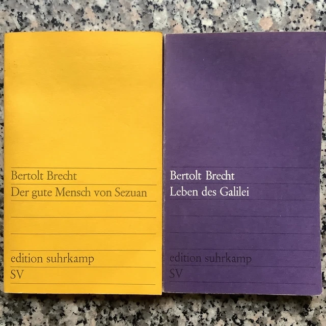 Leben des Galilei, Der gute Mensch von Sezuan, Berthold Brecht, Edition Suhrkamp