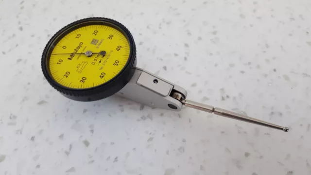 Mitutoyo 513-415-10E Dial Test Indicator 0.01 Mm Long Stylus