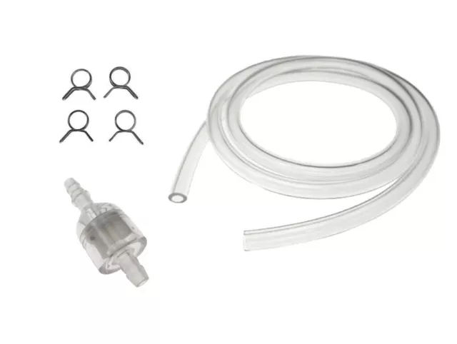 Benzinschlauch Klemme Benzinfilter Set Klar für Piaggio Ape 50 TL1T TL2T TL3T