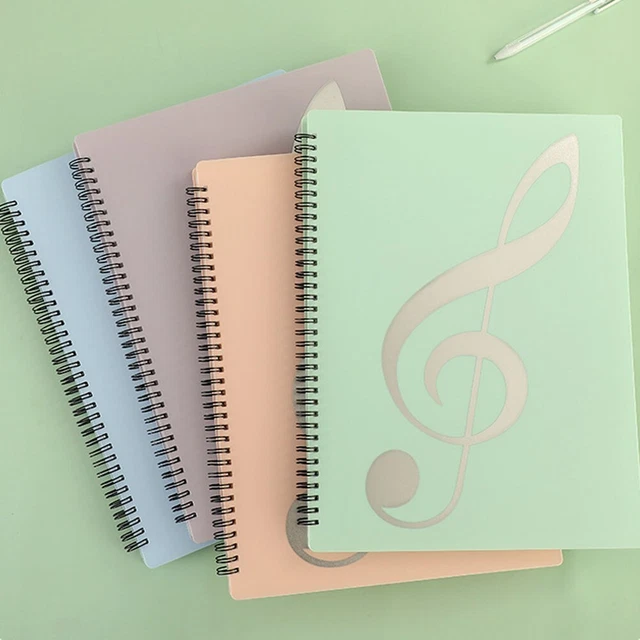 Cartella Porta Spartiti Musicali A4 In PU Impermeabile - Con Maniglia, Elastico, Tasche E Anelli Metallici, Per Musicisti E Cori