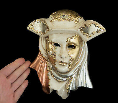 Mask Ceramic from Venice - Casanova - Decoration Wall Scarecrow Model 838 XX3 2