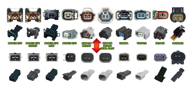 KIT REPARATION CONNECTEURS fiche prise pour injecteur BOSCH EV1 EUR 34,99 - FR