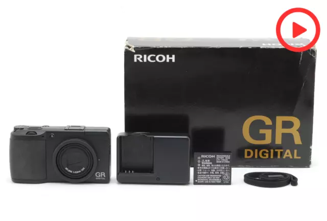 ALL Works! [MINT in Box] RICOH GR Digital II 10.1MP digital Camera black JAPAN