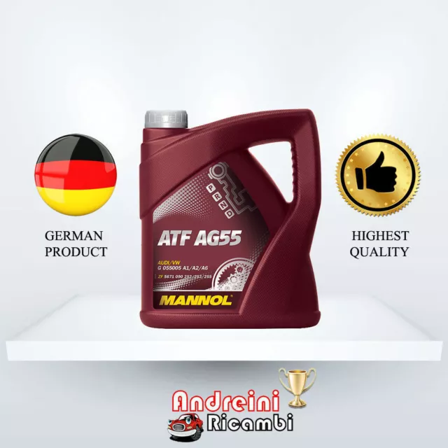 OLIO CAMBIO AUTOMATICO ATF AG55 | GERMAN QUALITY - MANNOL | 4 Litri AG55