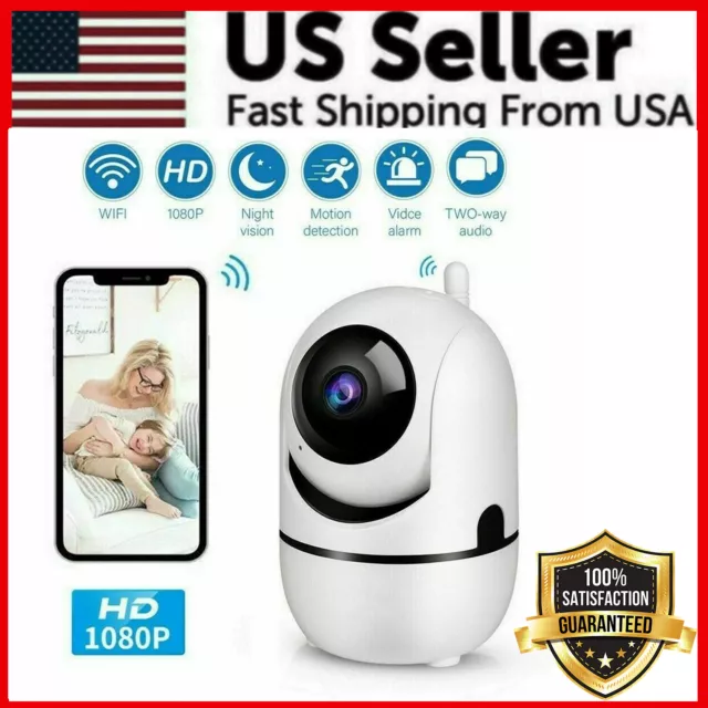 1080P WiFi Wireless Indoor Home Security Camera Night Vision Baby Pet Monitor