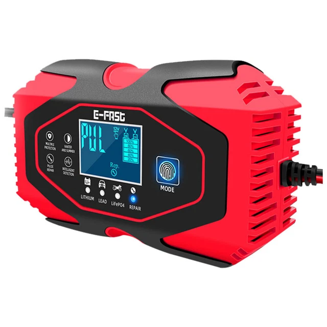 Chargeur D'accumulateur De Moto Chargeur De Batterie Chargeur De Voiture Auto