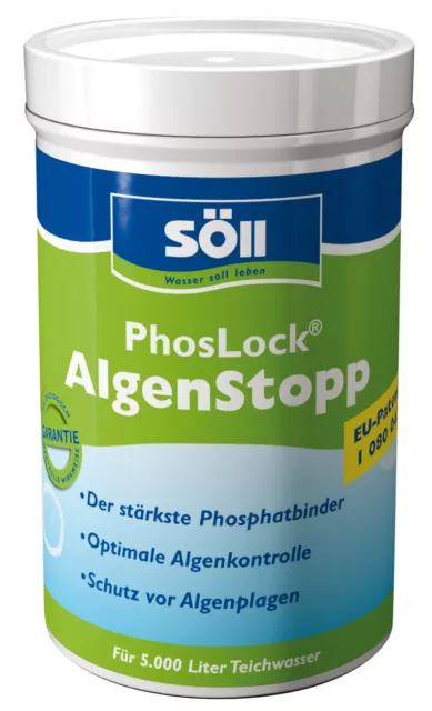 Söll Phoslock Producto 250G para 5000 Litro