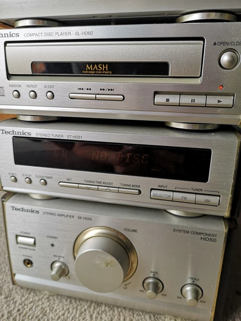 Technics Stack System Minidisc TECHNICS HI-FI STACK System RS-HD70,SE-HD50,ST-HD51,SL-HD60 £80.00 ...
