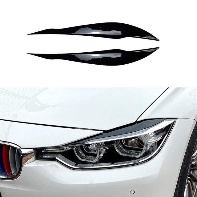 Coperture Fari Bmw X3 Copertura Faro Anteriore Nero Lucido - Per BMW X3 X4 G01 G02 2018-2022 Decorazione Faro Plastica Abs - 7