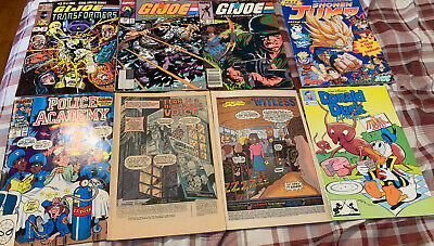 G.I. Joe comic book lot, police Academy, Donald Duck adventures