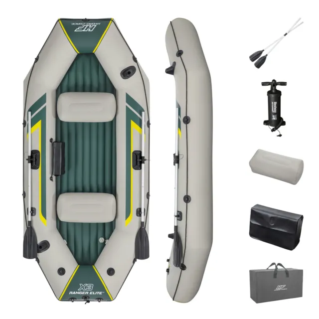 bestway bateau raft gonflable 3 places ranger elite 2,95 m 65160