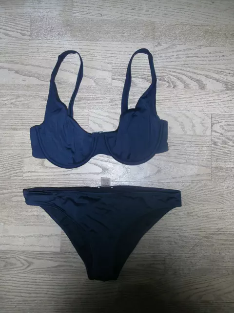 ROXY Swimwear Bikiniset 2 teilig Surf Wear anthrazit XS M 36 S 75 A Bademode