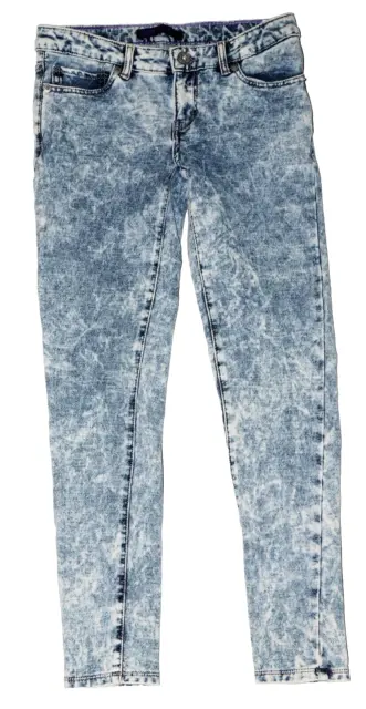 Levis Girls Super Skinny Knit Jeans size 10: Acid Wash: Never Worn but Washed #2