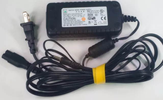 Cable adaptador de corriente de repuesto Cricut Craft CRV001 FABRICANTE DE EQUIPOS ORIGINALES KSAH1800200T1M2 18V 2A